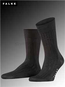 MILANO calzini per uomo della Falke - 3000 nero