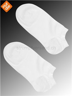 BIO BAUMWOLLE calzini da donna della Nur Die - 920 bianco