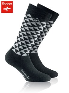 TRIANGLE JUNIOR calzini di Rohner - 009 nero