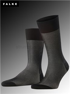 FINE SHADOW calzini da uomo di Falke - 3010 black-mix