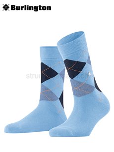 QUEEN calzini Burlington per donne - 6541 light blue