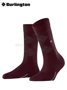 MARYLEBONE GLITTER calzini per donna della Burlington - 8435 claret