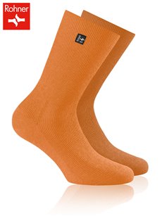 SUPER calzini per uomo della Rohner - 042 orange